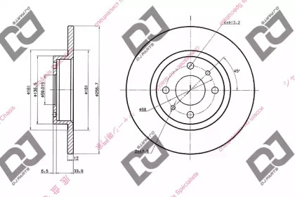 DJ PARTS BD1887 DJ PARTS BD1887